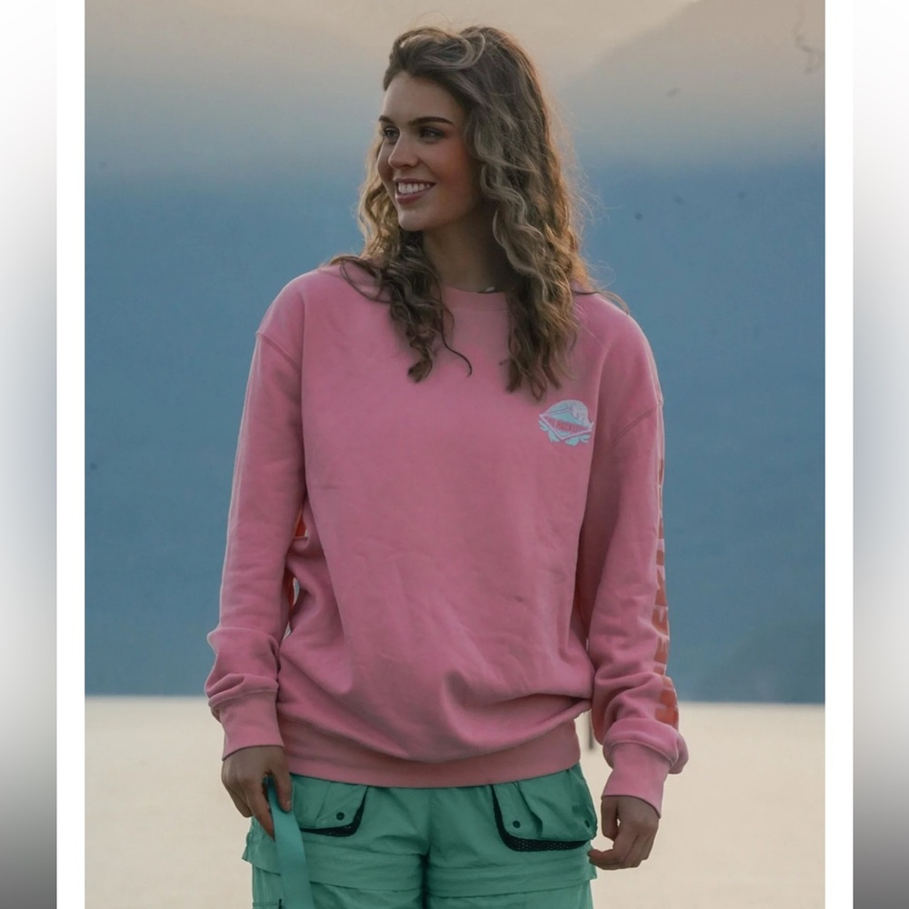 Notice the Reckless “Riptide” Pink Sweatshirt (NWT)